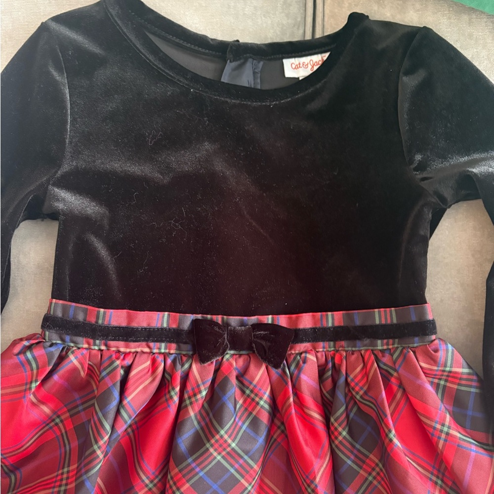 Cat & Jack  Black Velvet Dress